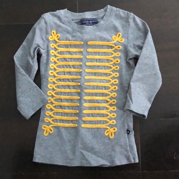 Toobydoo 2T gray and yellow tee - Picture 1 of 1
